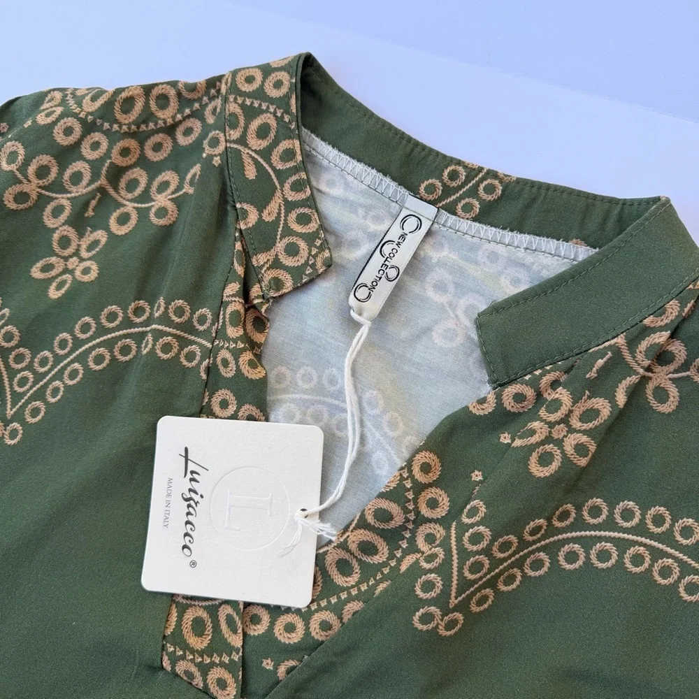 Woman’s Luizacco New Collection Italian Made Blouse One Size - Picture 3 of 6